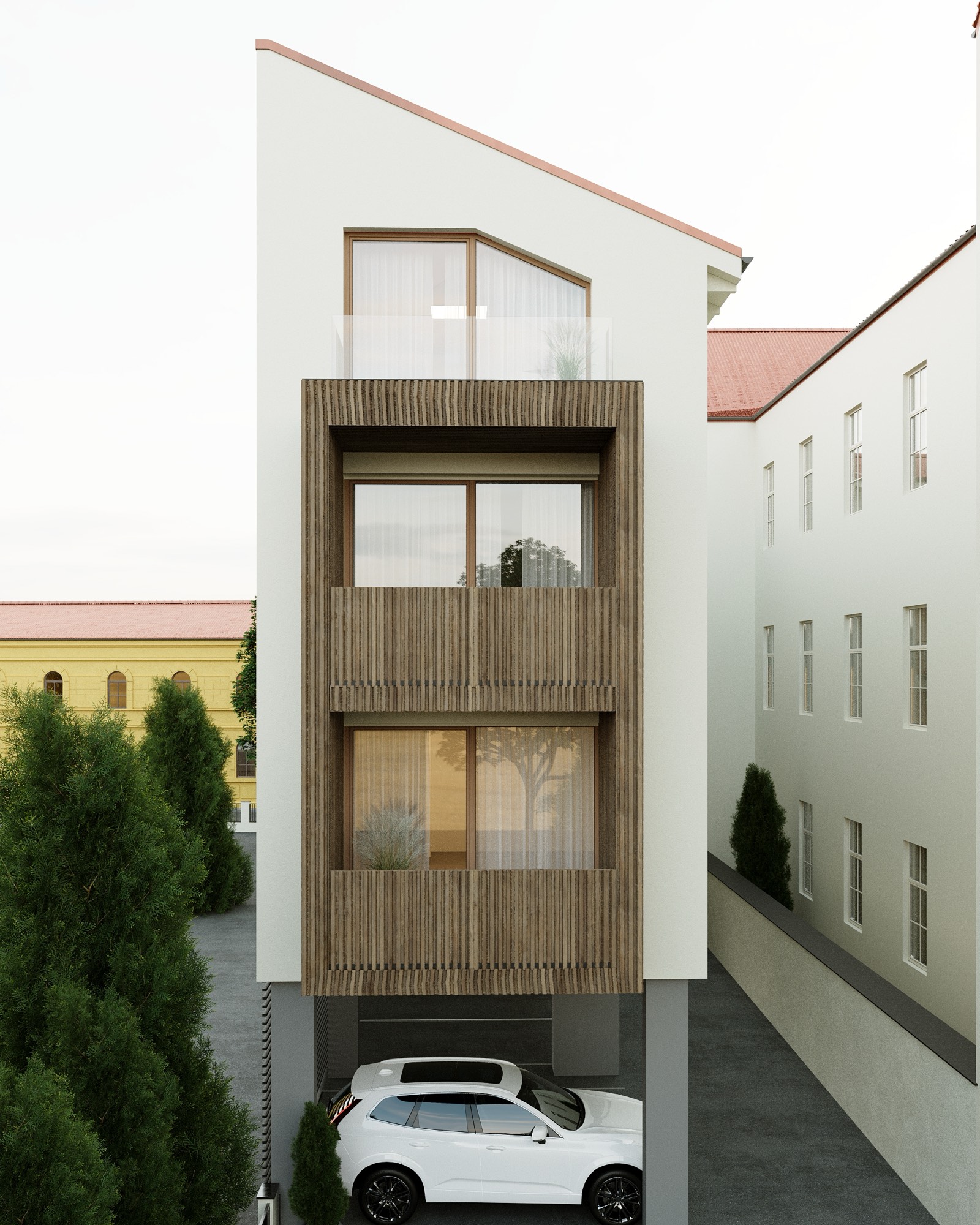 Mestský dom Prieluka, exteriér – vizualizácia 5