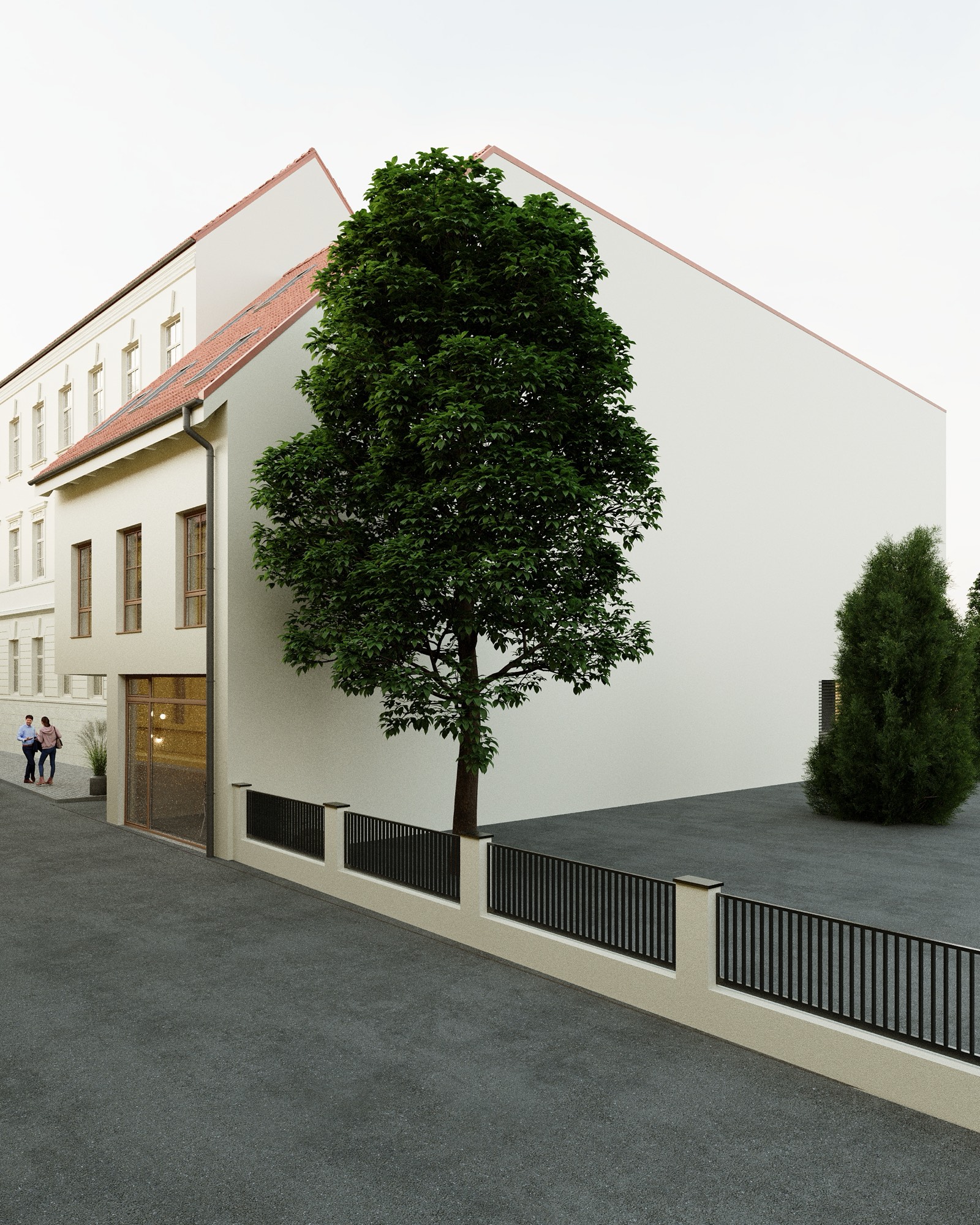 Mestský dom Prieluka, exteriér – vizualizácia 7