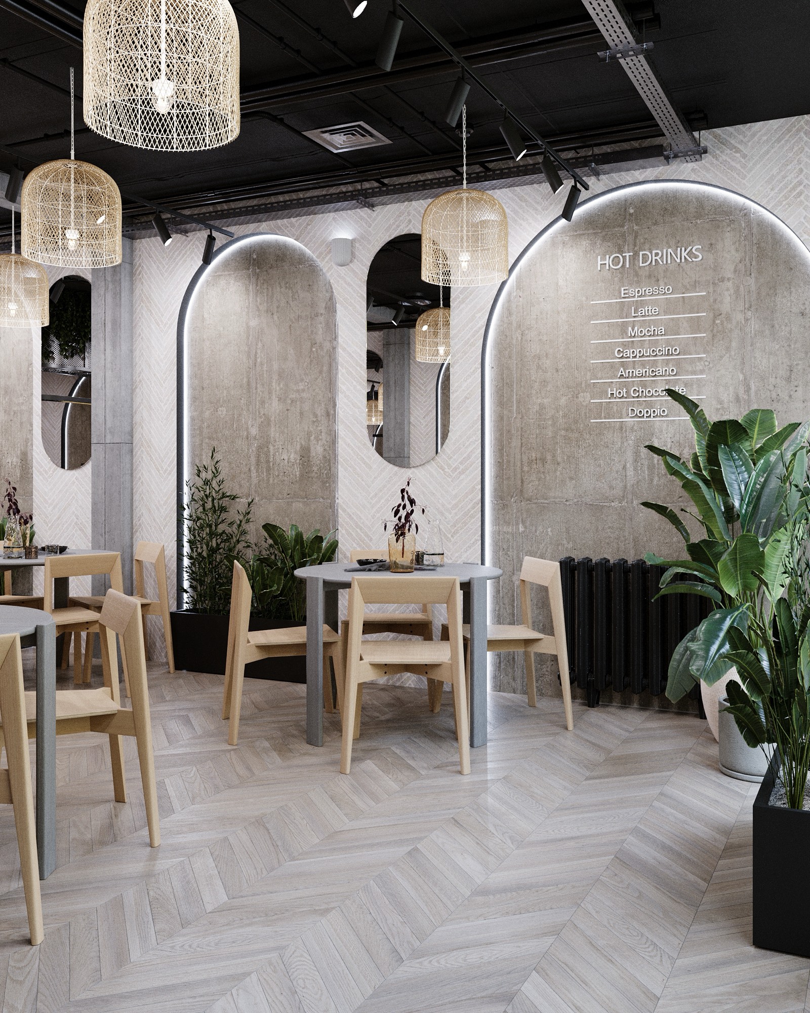 Mestský dom Prieluka, kaviareň – vizualizácia 2